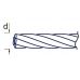 RBM 084 10 - Oceľové lanko, priemer 1,0 mm, bal. 5 m - dopredaj