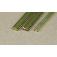 Hranol/pásovina, mosadz, 0,6 x  3,0 mm - RBM 051 6030 - dopredaj