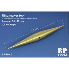 RP-RING - Ohýbačka na výrobu krúžkov, prstencov, priemery 1 - 20 mm