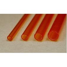 Rab 425-55/3 - Trubka priehľadná oranžová, vonkajší priemer 4,0 mm, vnútorný priemer 3,0 mm, jeden kus