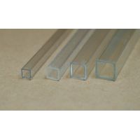 Rab 430-55/3 - Hranol dutý, priehľadný, štvorcový, 4,0 x 4,0 mm, vnútorný rozmer 3,0 x 3,0 mm, jeden kus - dopredaj