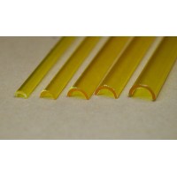 Rab 453-55/3 - Žľab priehľadný žltý, vonkajší priemer 5,0 mm, vnútorný priemer 3,5 mm, jeden kus - dopredaj