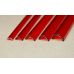 Rab 455-53/3 - Žľab priehľadný červený, vonkajší priemer 4,0 mm, vnútorný priemer 2,5 mm - dopredaj