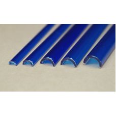 Rab 458-53/3 - Žľab priehľadný modrý, vonkajší priemer 4,0 mm, vnútorný priemer 2,5 mm