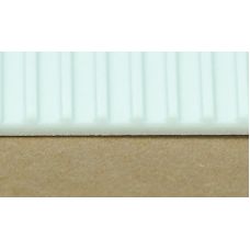 EV 4543 - Imitácia drevenej steny, spáry kryté lištami, hrúbka 1,0 mm, rozteč 2,5 mm, šírka rebra 0,5 mm