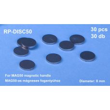 RP-DISC50/2 - Kovový krúžok pre držiak RP-MAG50, priemer 8 mm, 2 ks