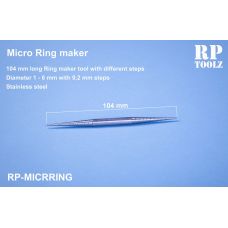 RP-MICRRING - Ohýbačka na výrobu krúžkov, prstencov, priemery 1 - 6 mm