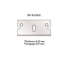 RP-RAZ025 - Náhradná čepeľ pre rezačku RP-CUTR, hrúbka 0,25 mm, 5 ks