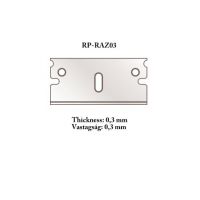 RP-RAZ03 - Náhradná čepeľ pre rezačku RP-CUTR, hrúbka 0,3 mm, 5 ks